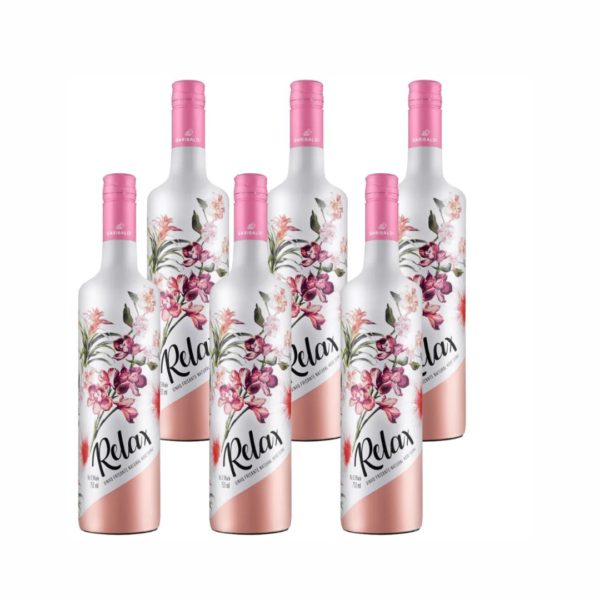 Fisante Relax Vinho Rosé Suave 6x750ml